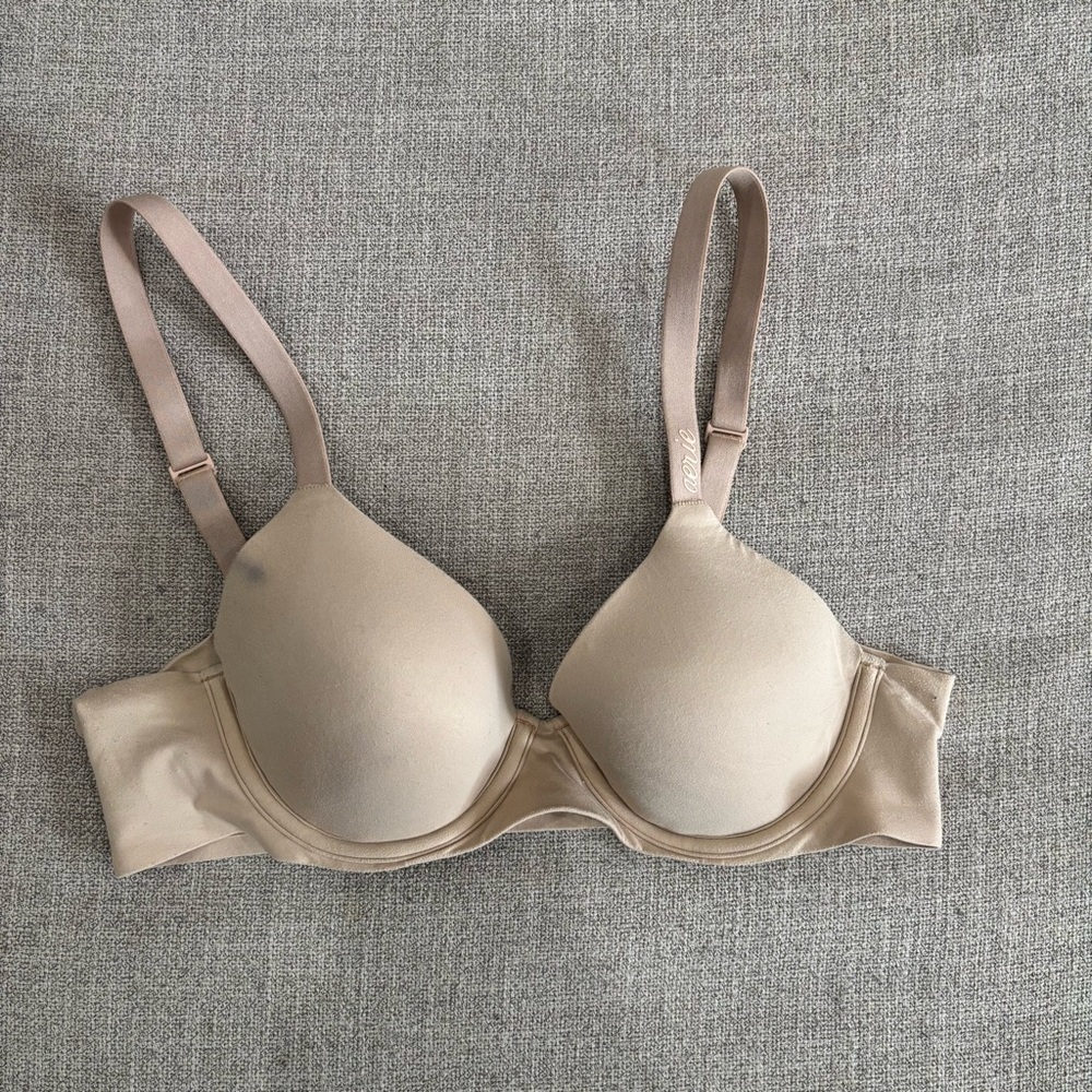 Aerie Smmothez Nude Underwire Everyday Bra